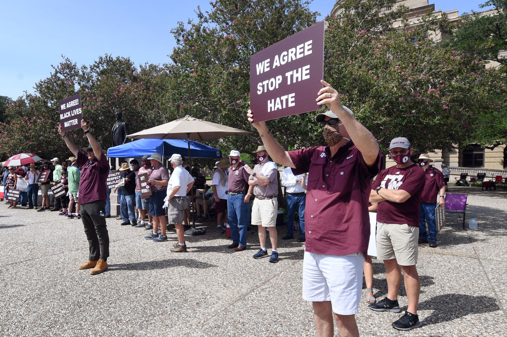 Aggies of Color Coalition Protest